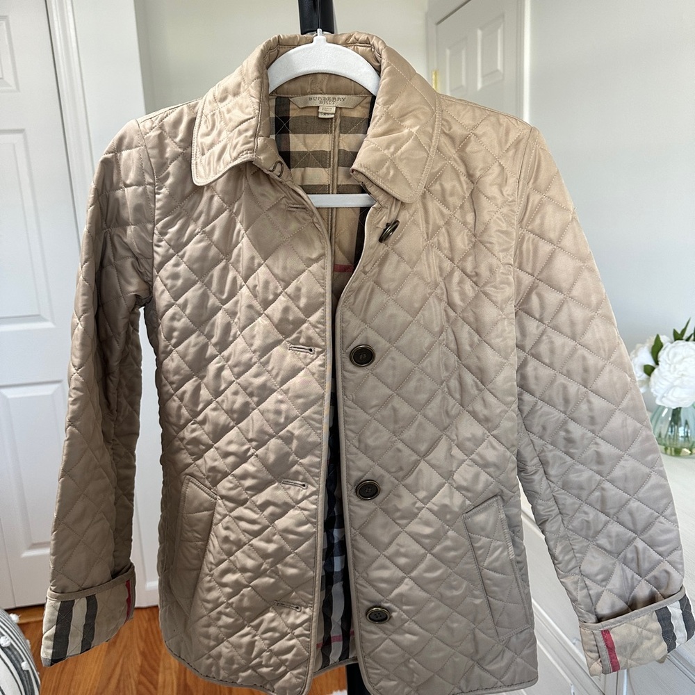 Burberry Women’s Diamond Quilted Jacket XS